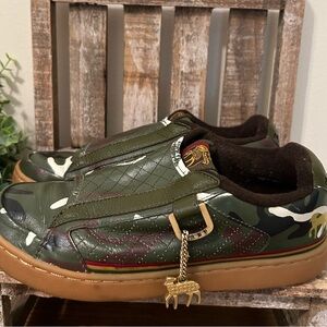 L.A.M.B. Green Camouflage Sneakers